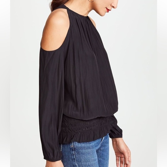 ALFANI Cold Shoulder Long Sleeve Top - Picture 2 of 8